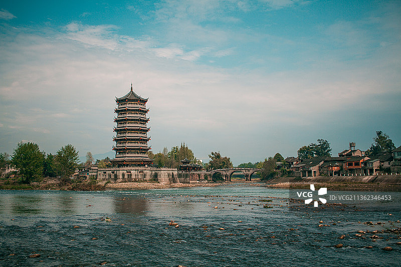 元通古镇图片素材