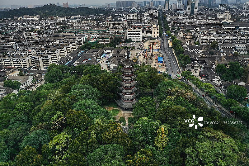 绍兴塔山应天塔图片素材