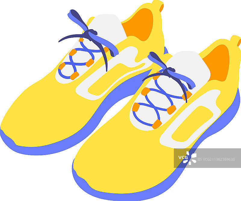 跑步运动鞋2.5D合成图片素材