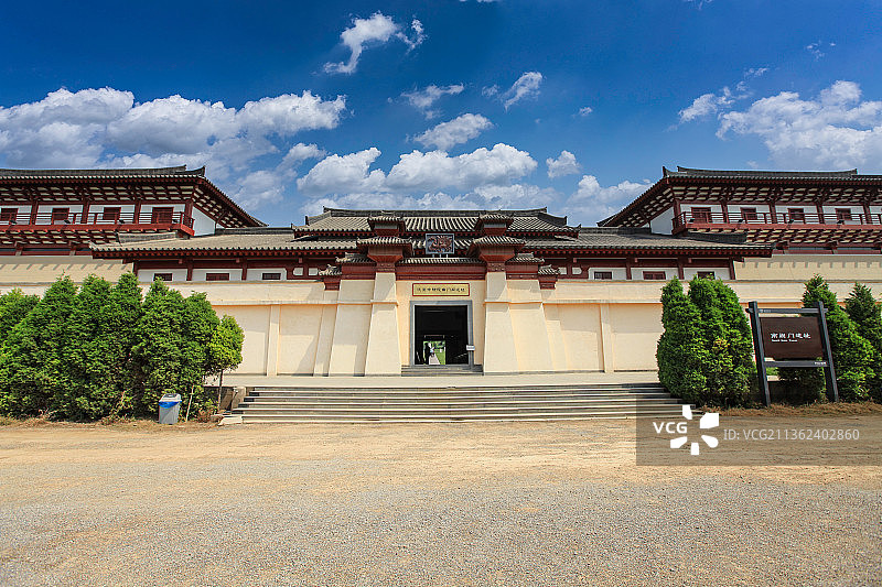 陕西咸阳汉景帝阳陵（汉阳陵）：南阙门遗址图片素材