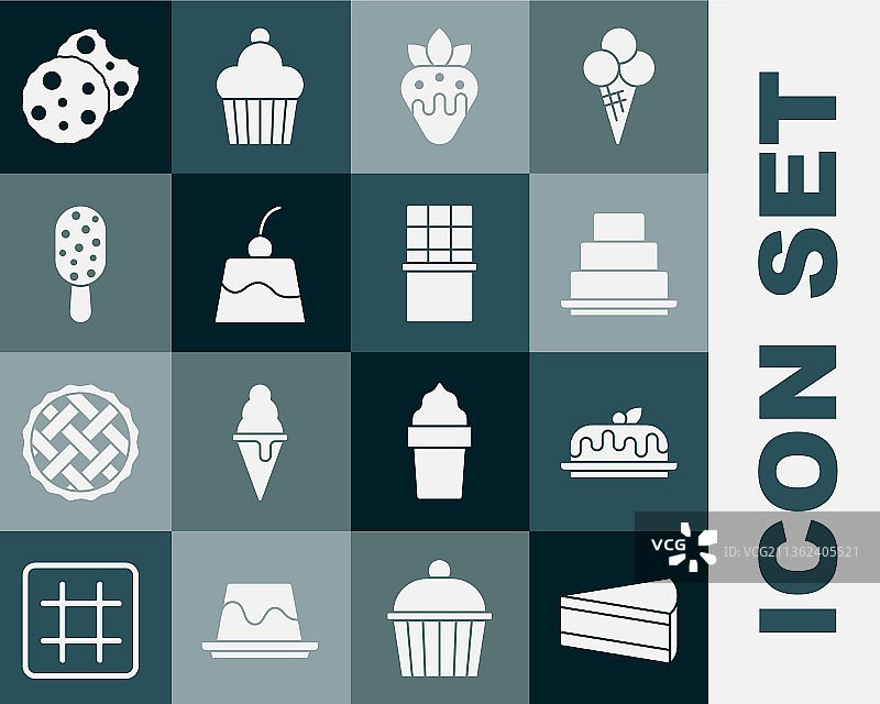 草莓巧克力蛋糕图片素材