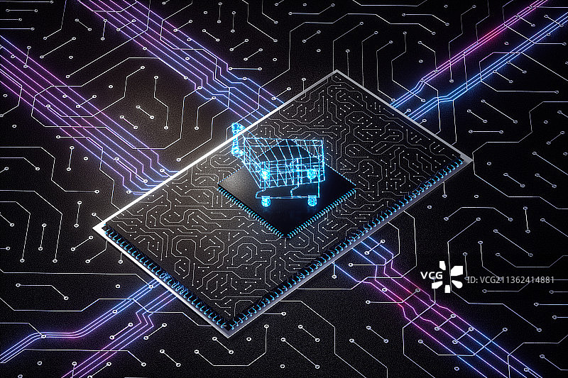 3D芯片和网购图片素材