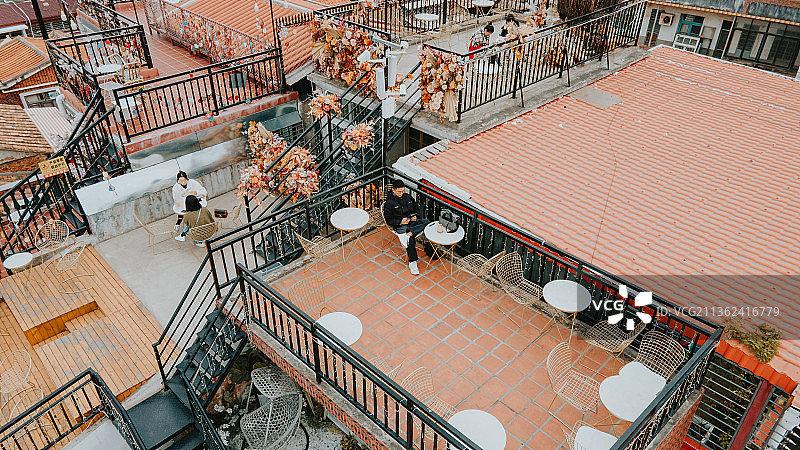 航拍泉州鲤城区西街 福建闽南风景图片素材