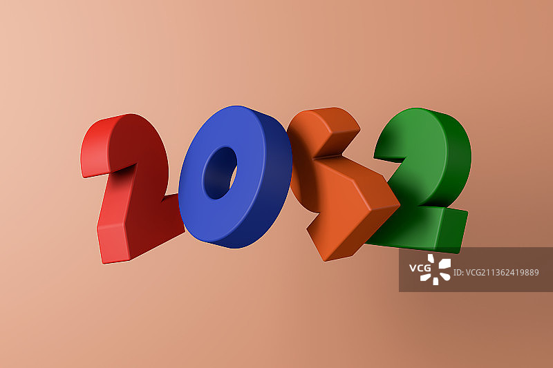 2022流行色数字背景图片素材