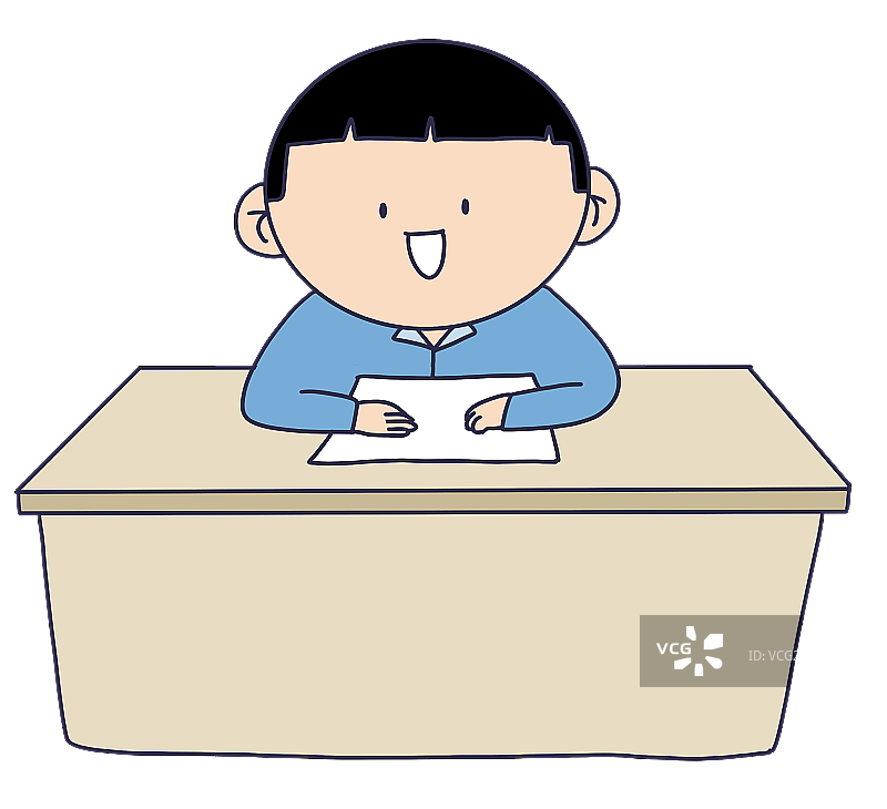 元素：上课学习的学生图片素材