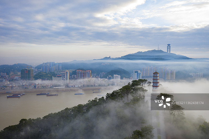 梧州允升塔图片素材