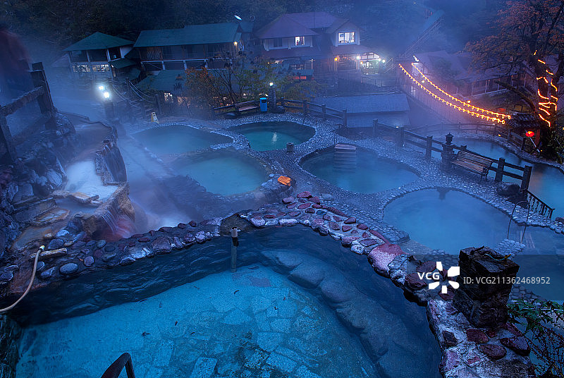 海螺沟温泉图片素材