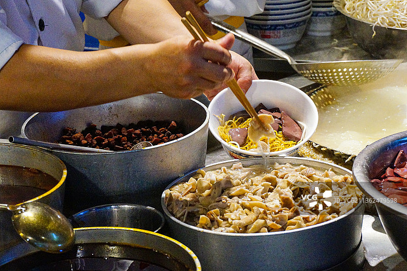 贵州美食：肠旺面图片素材