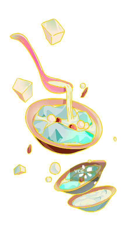 几碗凉粉图片素材