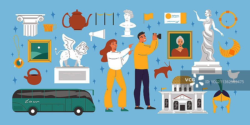 导游大合集图片素材