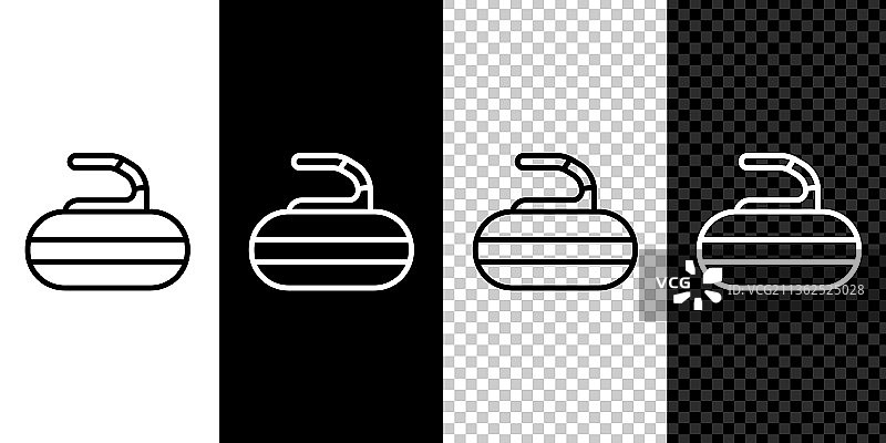 冰壶运动石块图标合集图片素材