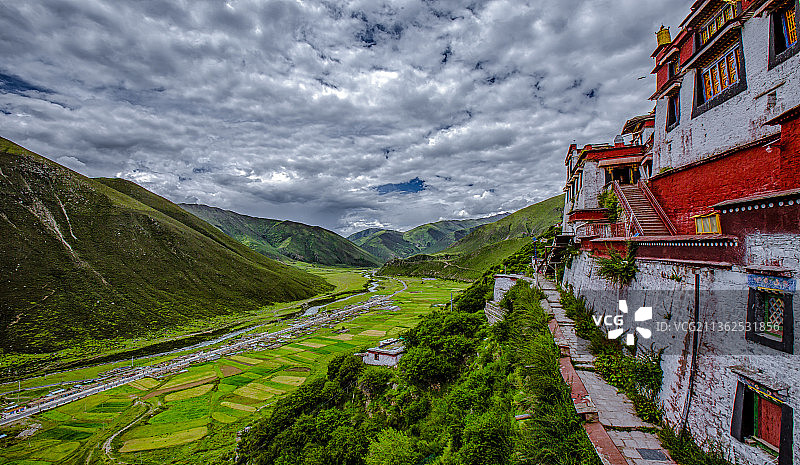 直贡梯寺图片素材