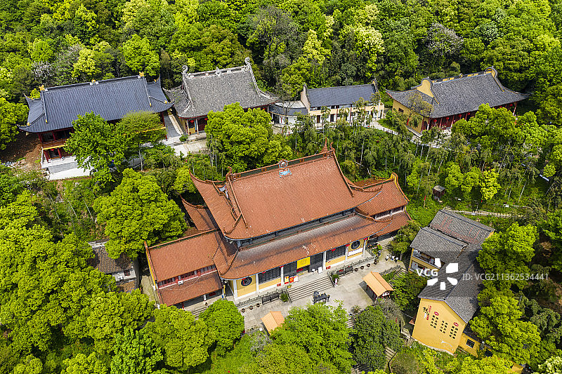 杭州市临平区超山青莲寺图片素材