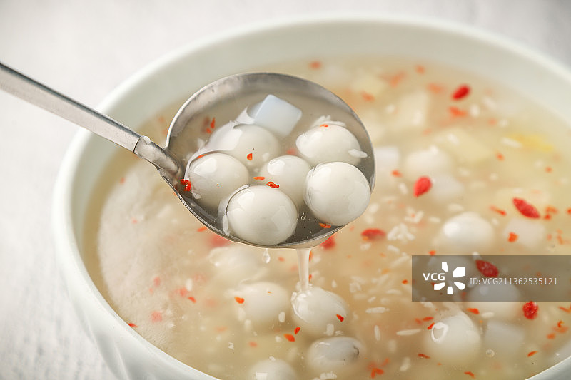 桂花酒酿小圆子图片素材