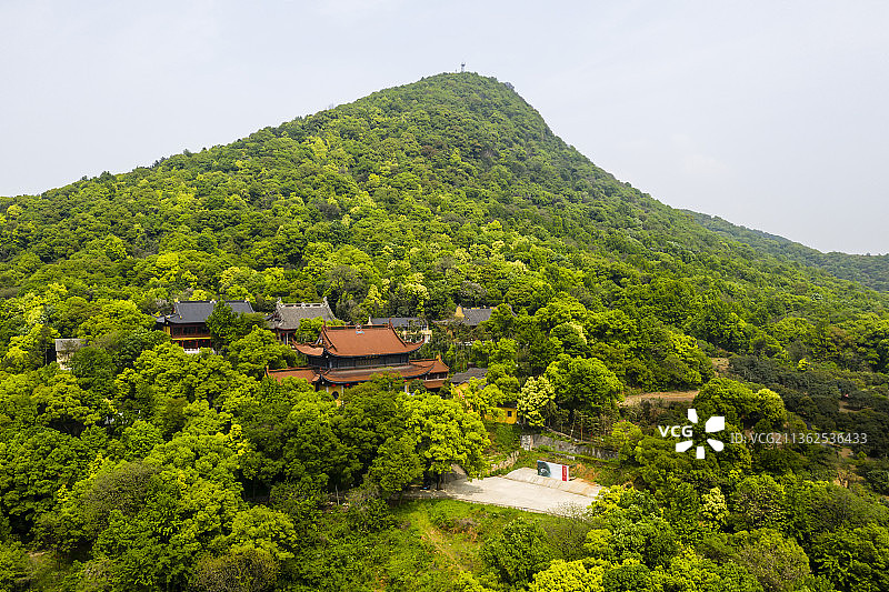 杭州临平区超山青莲寺图片素材