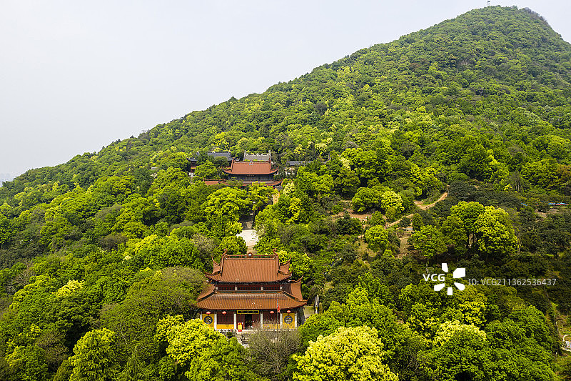 杭州临平区超山青莲寺图片素材