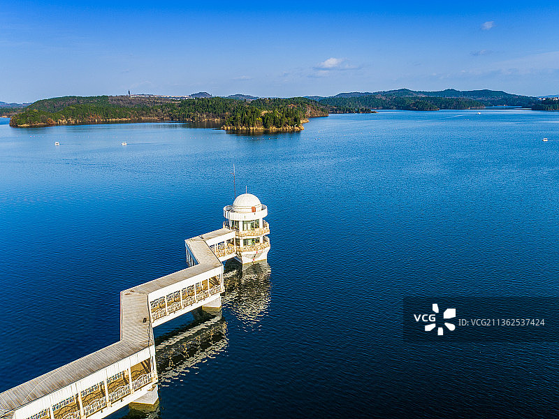 仙海取水口图片素材