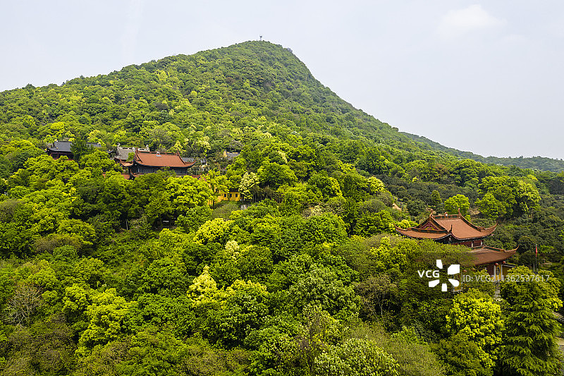 杭州临平区超山青莲寺图片素材
