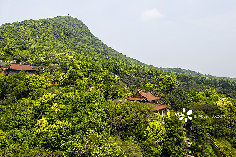 杭州临平区超山青莲寺图片素材
