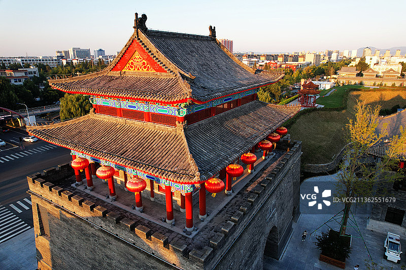 山东莒县古城图片素材
