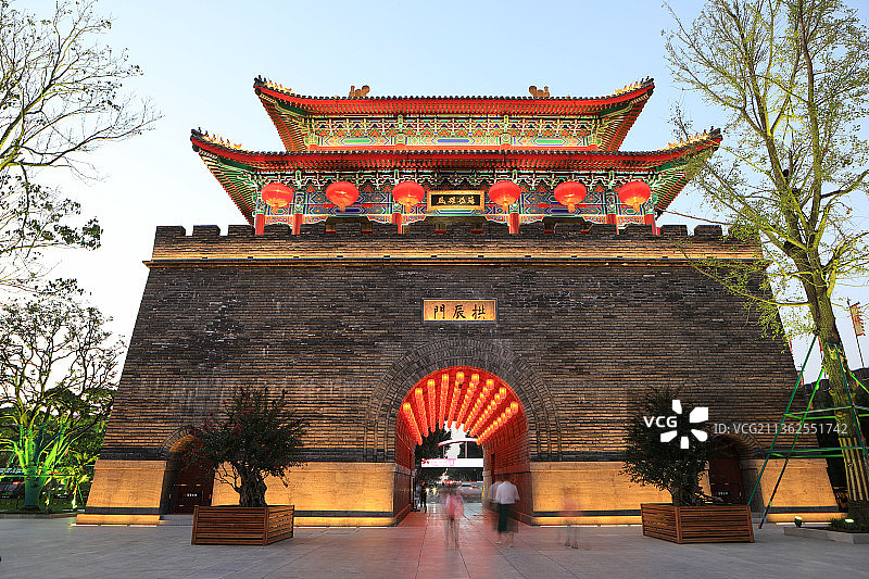 山东莒县古城图片素材