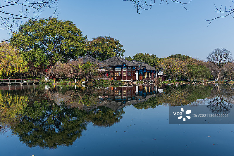 杭州西湖小瀛洲图片素材
