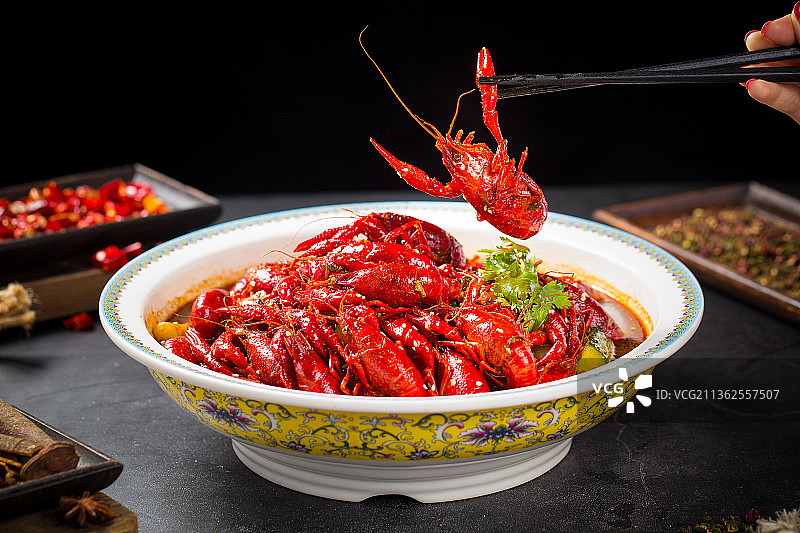 麻辣小龙虾图片素材