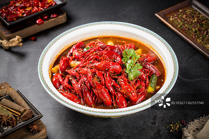 麻辣小龙虾图片素材