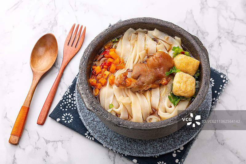 砂锅猪脚粉图片素材