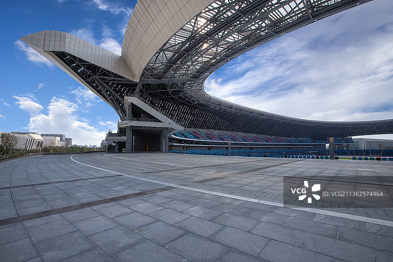 温州奥体中心外部2图片素材