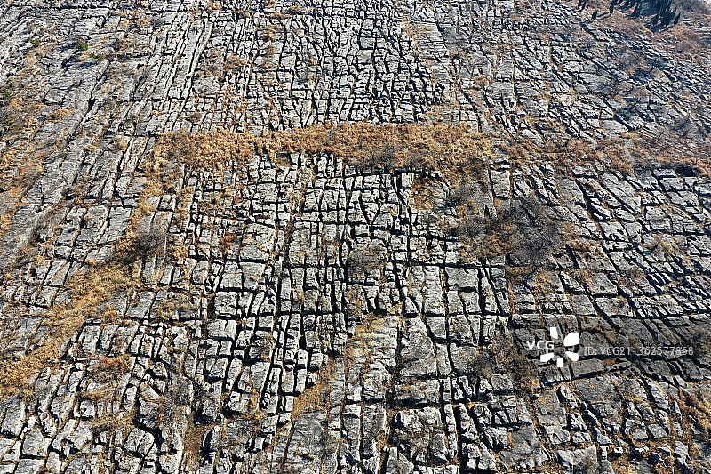 山东临沂费县埋藏型石林  沂蒙石林图片素材