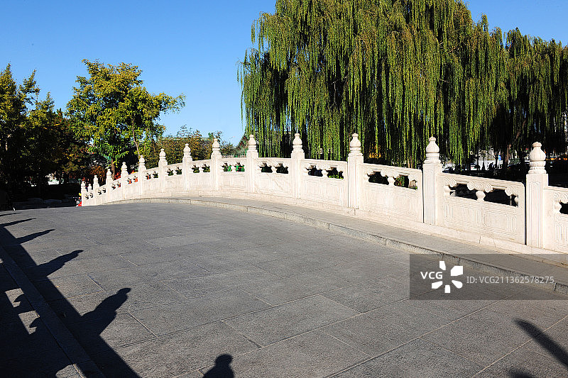 北京，什刹海，秋景。图片素材