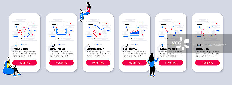 电脑鼠标等商务图标集图片素材