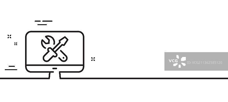 电脑维修服务图标图片素材