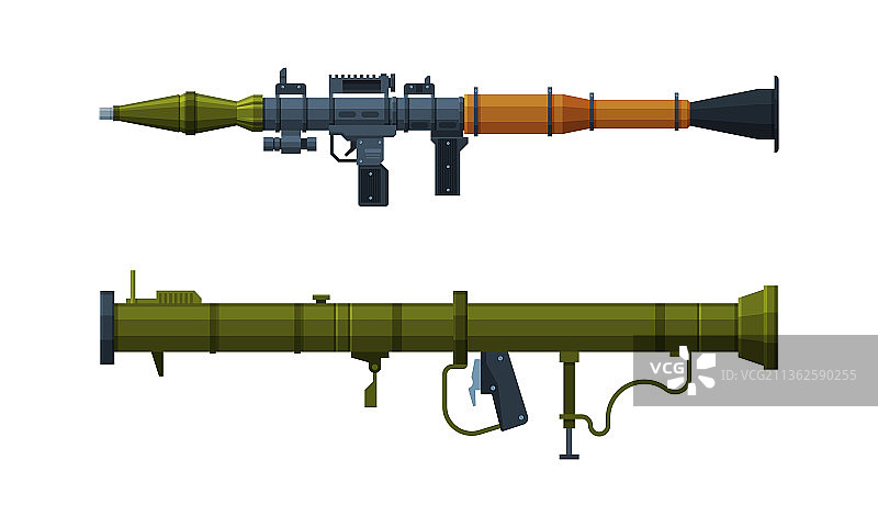 便携式反坦克火箭发射器图片素材