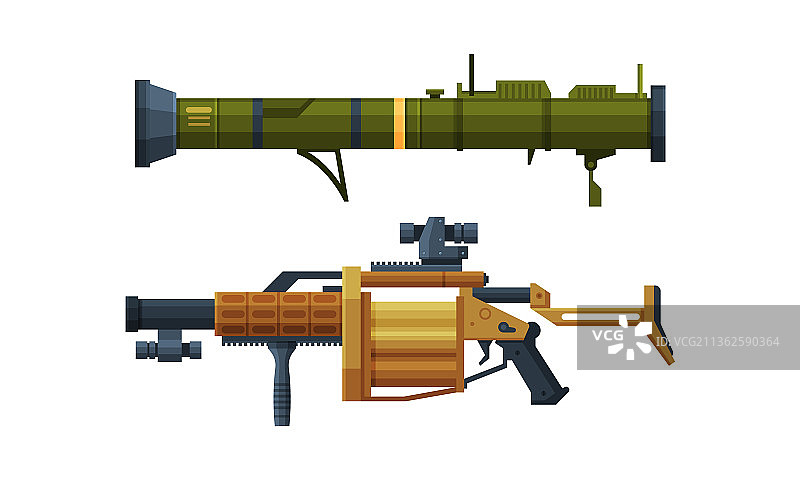 便携式反坦克火箭发射器图片素材