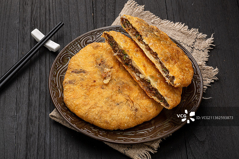 传统小吃：肉盒图片素材