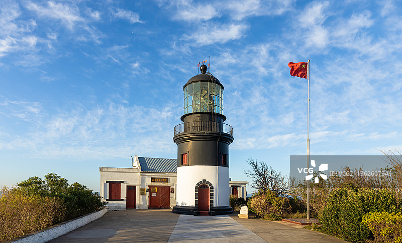 浙江东海嵊泗列岛-花鸟岛灯塔图片素材