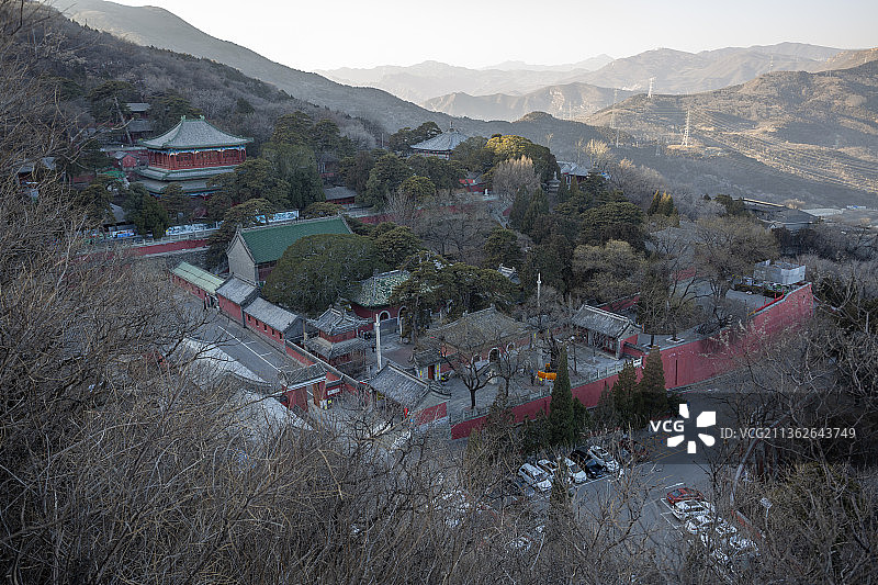 俯瞰戒台寺图片素材