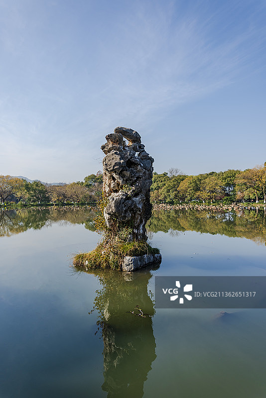 小瀛洲九狮石图片素材