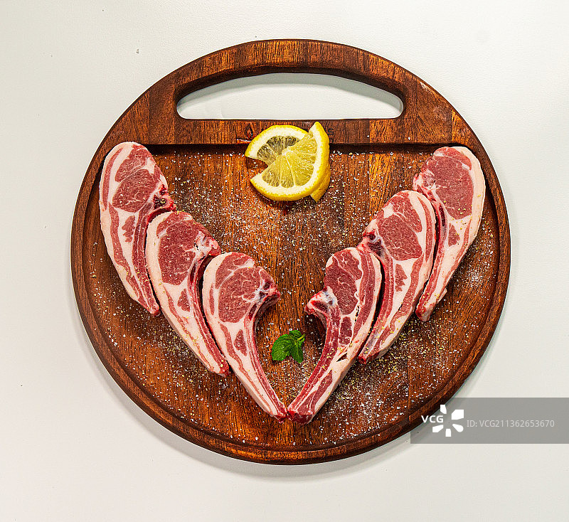 法式小切羊排图片素材