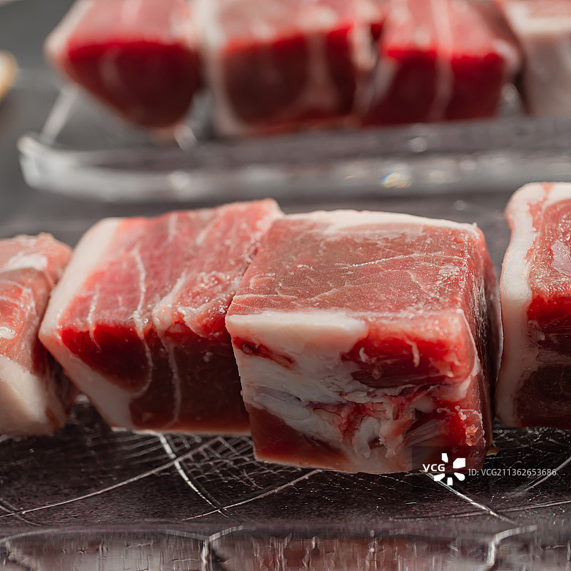 带骨羔羊肉快图片素材
