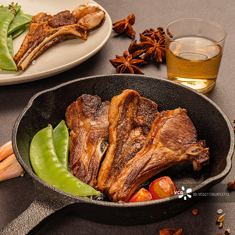 法式羊排图片素材