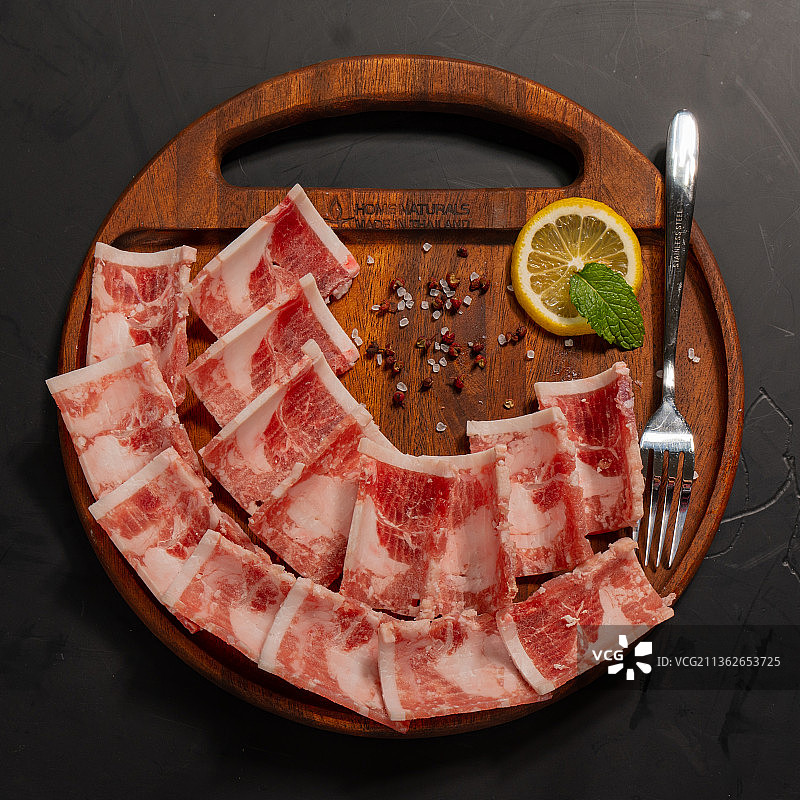 羊肉片图片素材