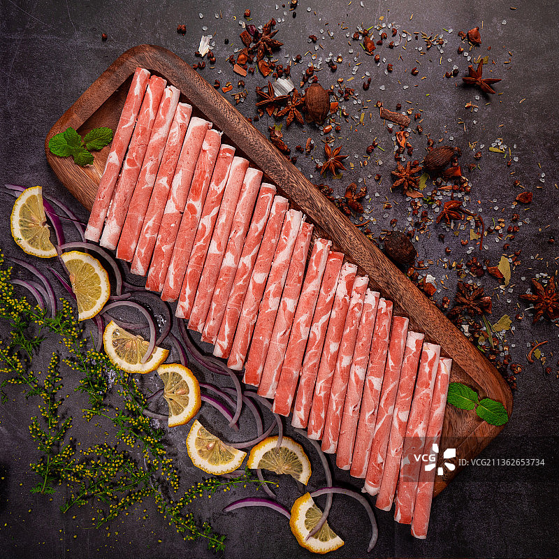 羊肉卷图片素材