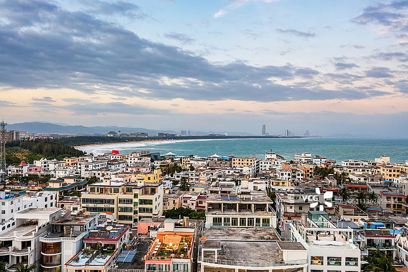 海南省三亚市海棠区后海度假村图片素材