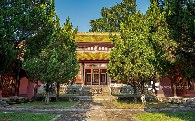 湖南岳麓书院建筑与景点－大成殿图片素材