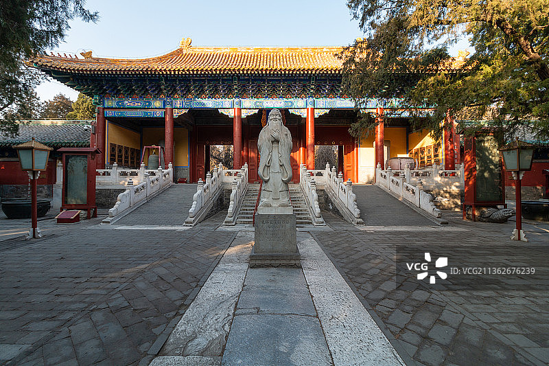 北京国子监大成门图片素材