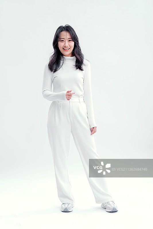 快乐的青年女性图片素材