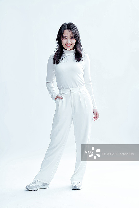 快乐的青年女性图片素材